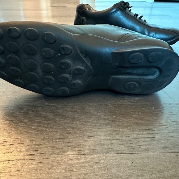 Black Leather Men's Shoes - Picture 7 of 12